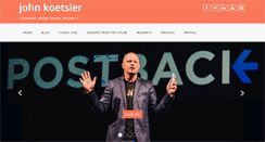 Desktop Screenshot of johnkoetsier.com