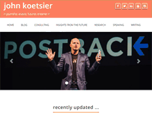 Tablet Screenshot of johnkoetsier.com